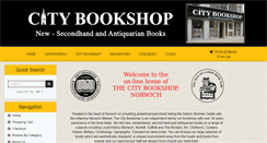 Desktop Screenshot of citybookshopnorwich.co.uk